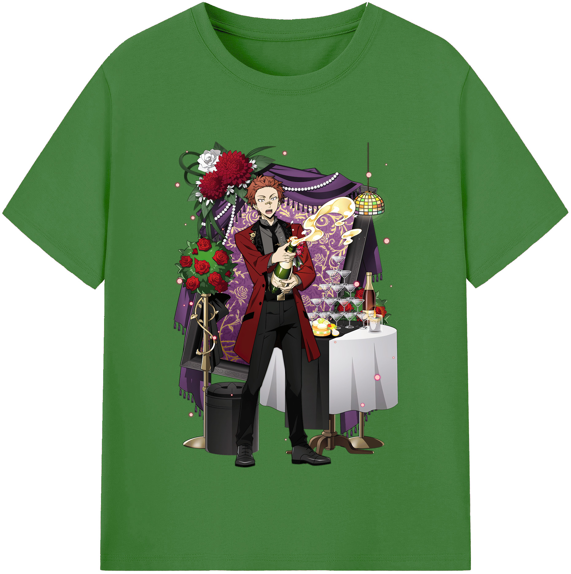 （画像用） 文豪ストレイドッグス Bungo Stray Dogs レディースカジュアルプリントTシャツ（綿100％）